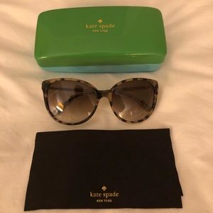 Kate Spade round tortoise sunglasses